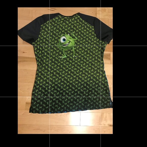 Disney Pixar Monsters Inc. Scrub Top - Picture 2 of 6